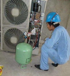 温州大自然空调维修加液 上江路空调移机拆装清洗